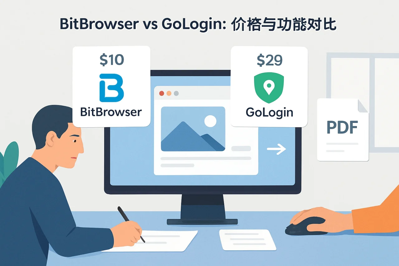 BitBrowser vs GoLogin：价格与功能对比